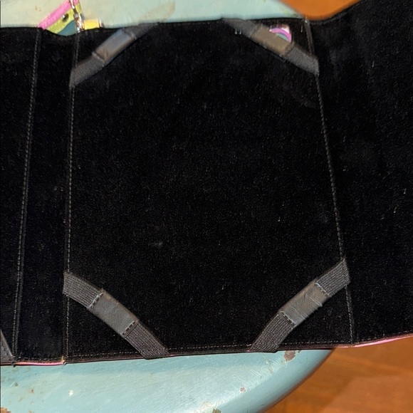 Lodis Yellow and Pink Women's Tablet clutch - Picture 5 of 8